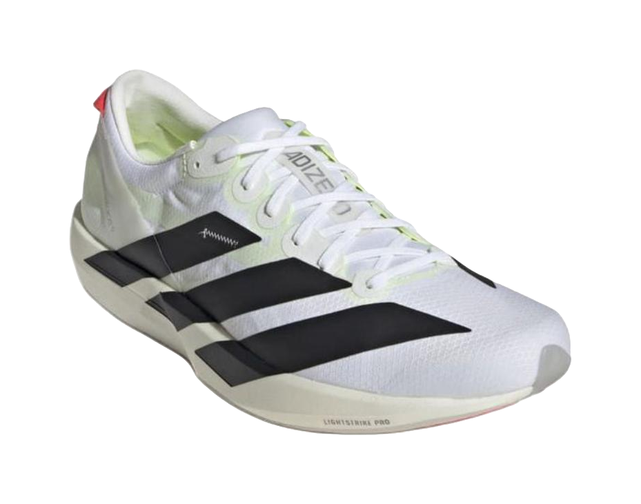 Adidas Adizero Adios 9 White Black Silver Metallic  vjsneaker.com