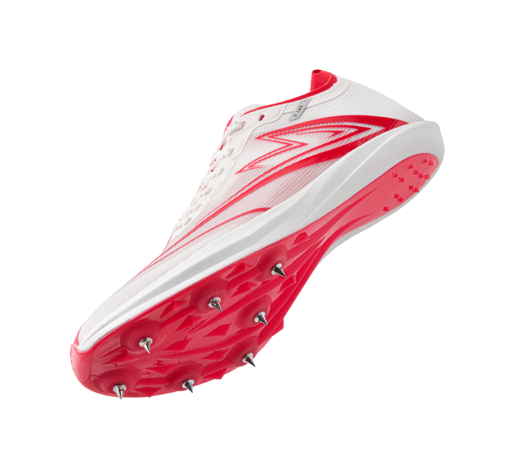 Sonic Cat Cushioning Abrasion Resistant Breathable Low top Full Length Carbon Plate Running Shoes Unisex White Red 