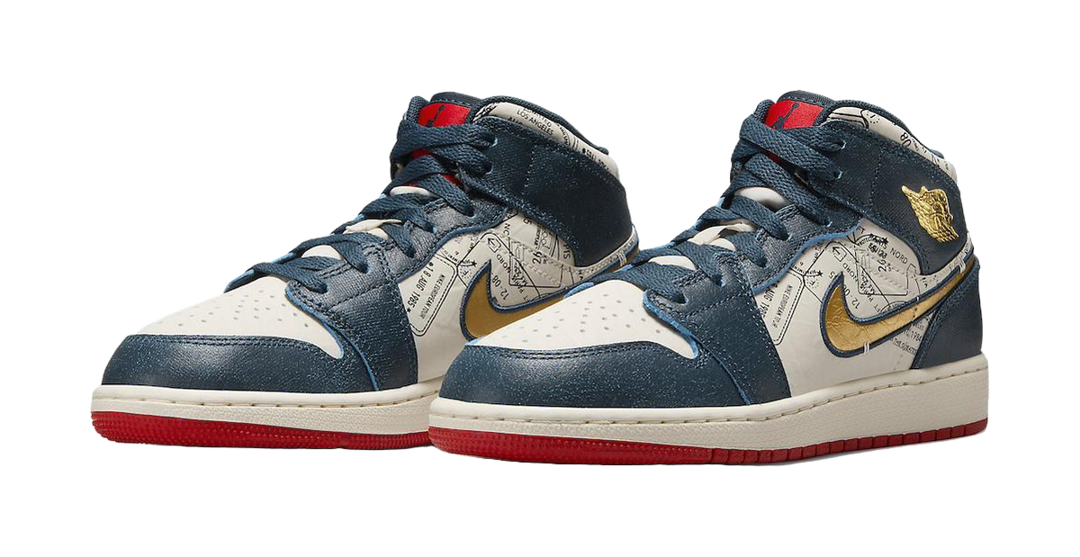 Air Jordan 1 Mid SE Take Flight GS  vjsneaker.com