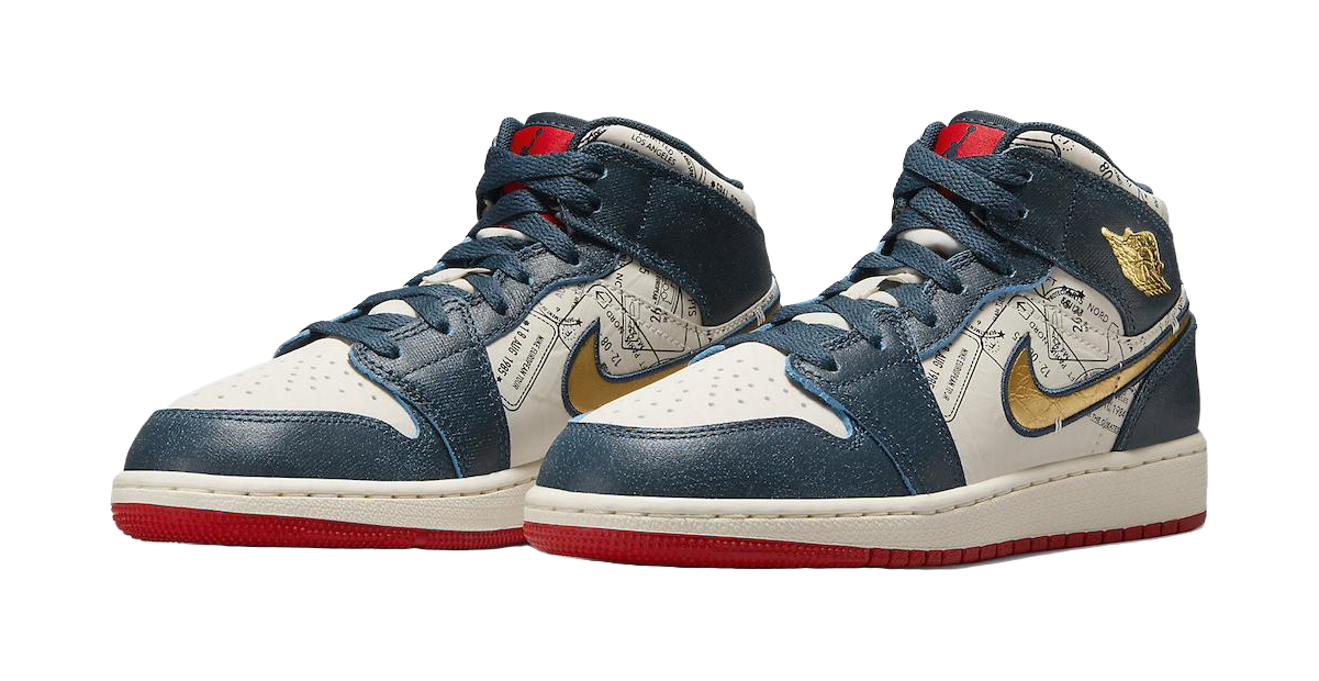 Air Jordan 1 Mid SE Take Flight GS  vjsneaker.com