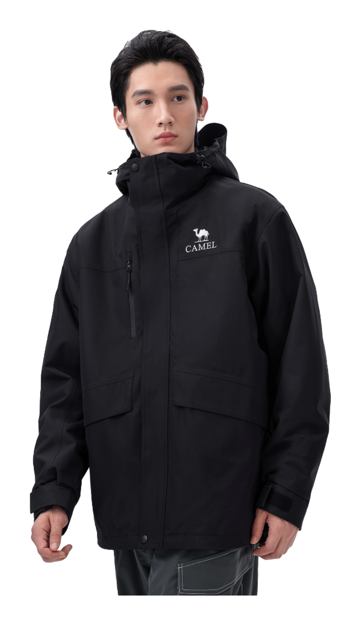 CAMEL All weather Windbreaker Jacket Mens  vjsneaker.com