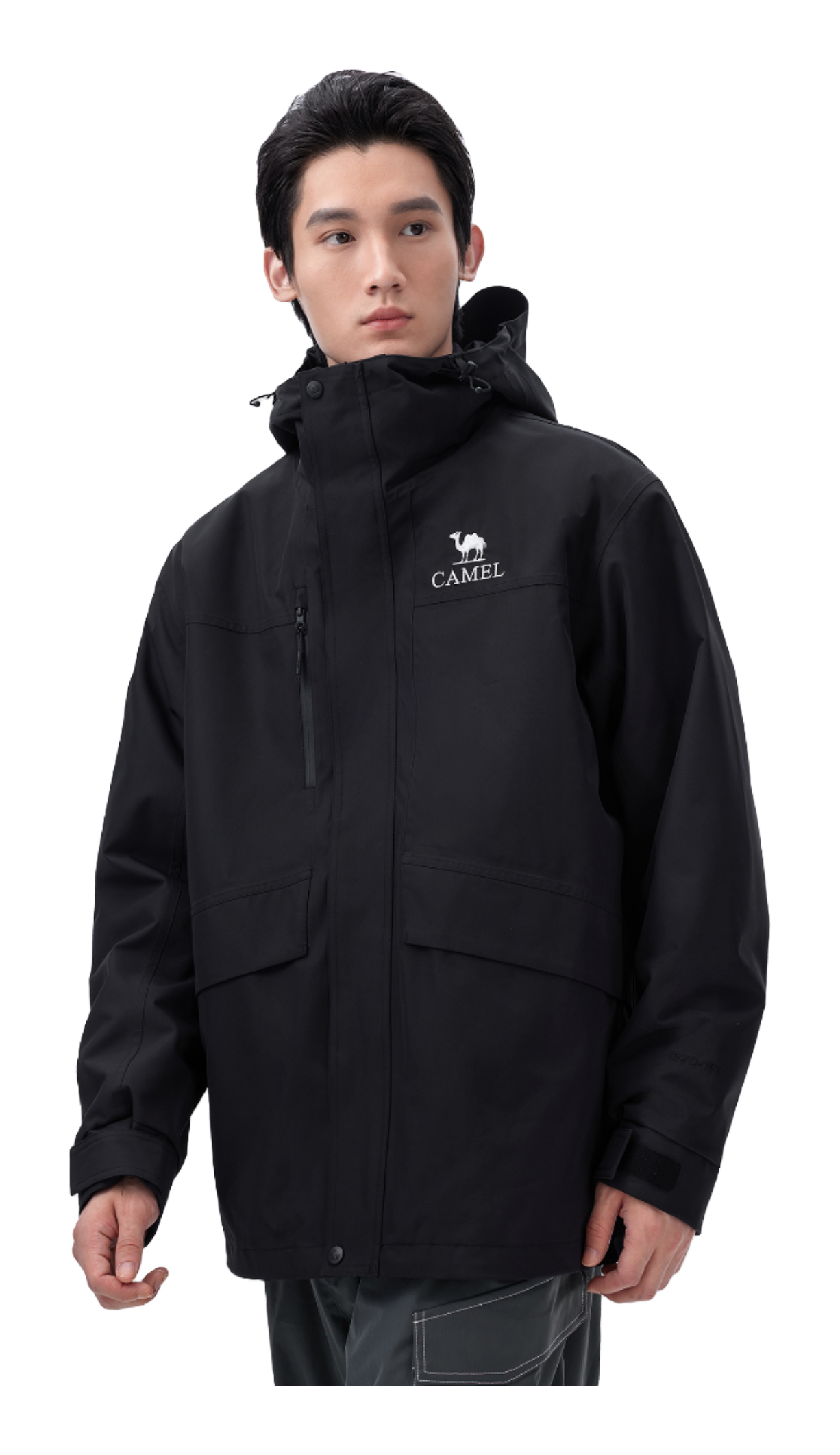 CAMEL All weather Windbreaker Jacket Mens  vjsneaker.com