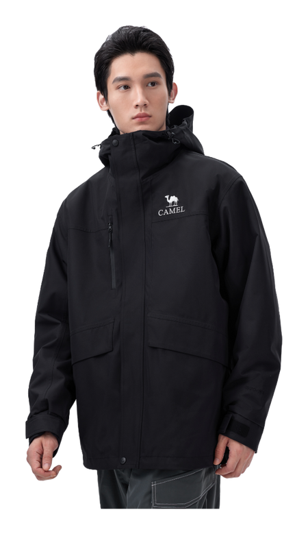 CAMEL All weather Windbreaker Jacket Mens  vjsneaker.com
