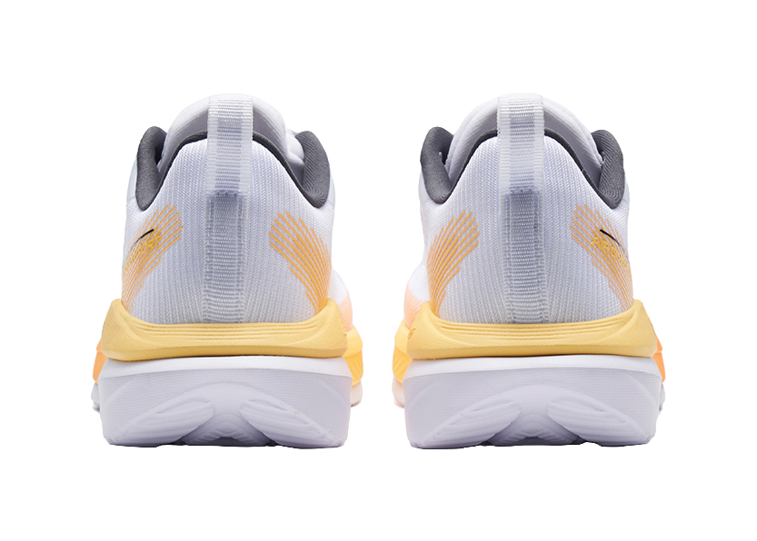 XTEP Cloud DC Anti Slip Wear Resistant Low Top Casual Running Shoes Men's White Orange 