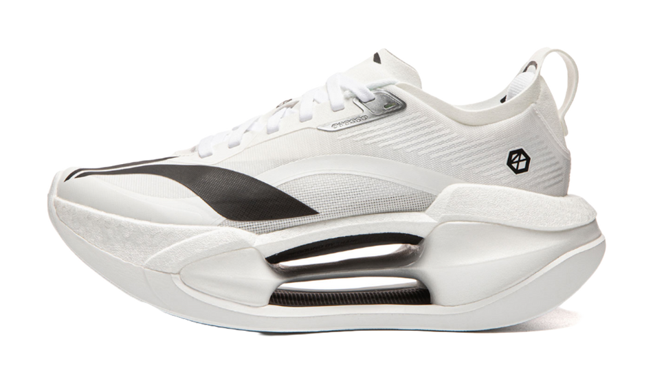 Li-Ning Shadow 4 Essential "Standard White/Black" ARRW008-13 - Daily Performance Running Shoe Unisex Standard White/Black