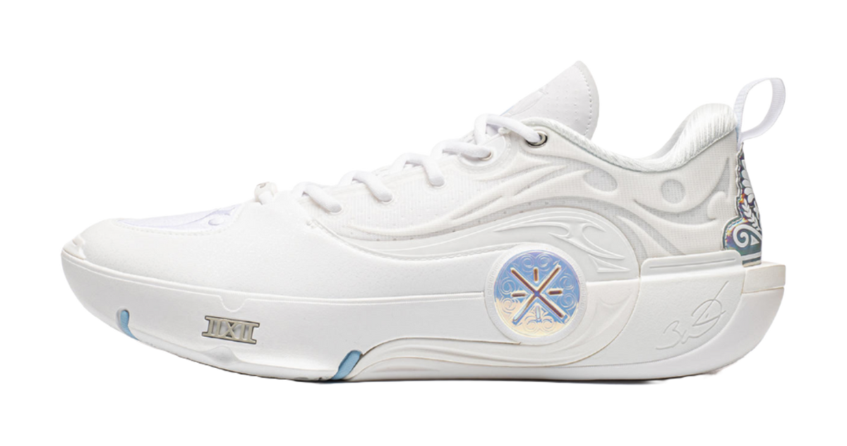 Li-Ning Way of Wade 12 (WOW12) "305" ABAV085-28 - Basketball Shoes Unisex White Blue  vjsneaker.com