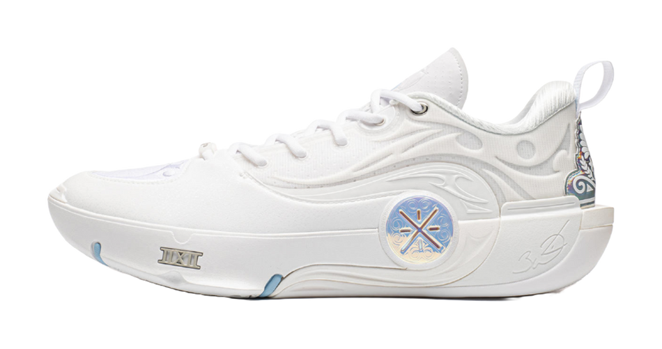 Li-Ning Way of Wade 12 (WOW12) "305" ABAV085-28 - Basketball Shoes Unisex White Blue  vjsneaker.com