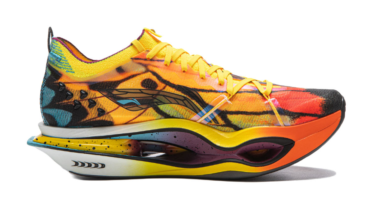 Li-Ning Feidian 6 ULTRA 'Butterfly' - Running Shoes Unisex Mango Yellow