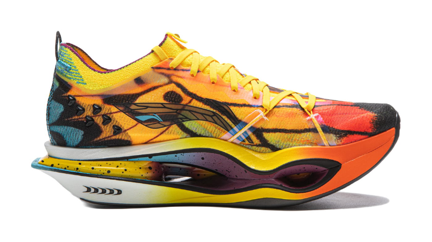 Li-Ning Feidian 6 ULTRA 'Butterfly' - Running Shoes Unisex Mango Yellow