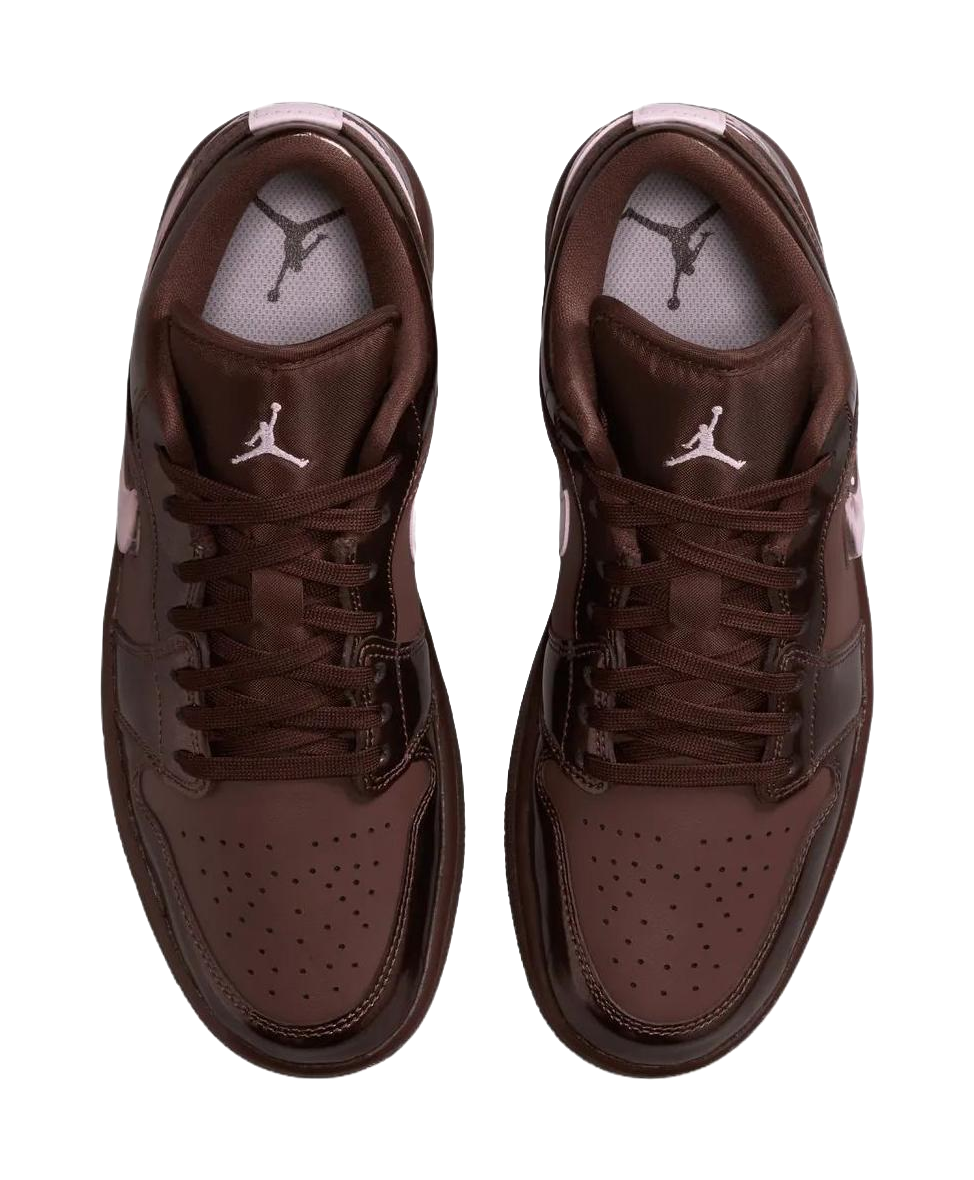 Jordan Air Jordan 1 Low top Vintage Basketball Shoes Womens Brown  vjsneaker.com