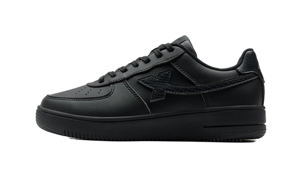 XTEP Air Force One Non slip Lightweight Low top Skateboard Shoes Men's Black 
