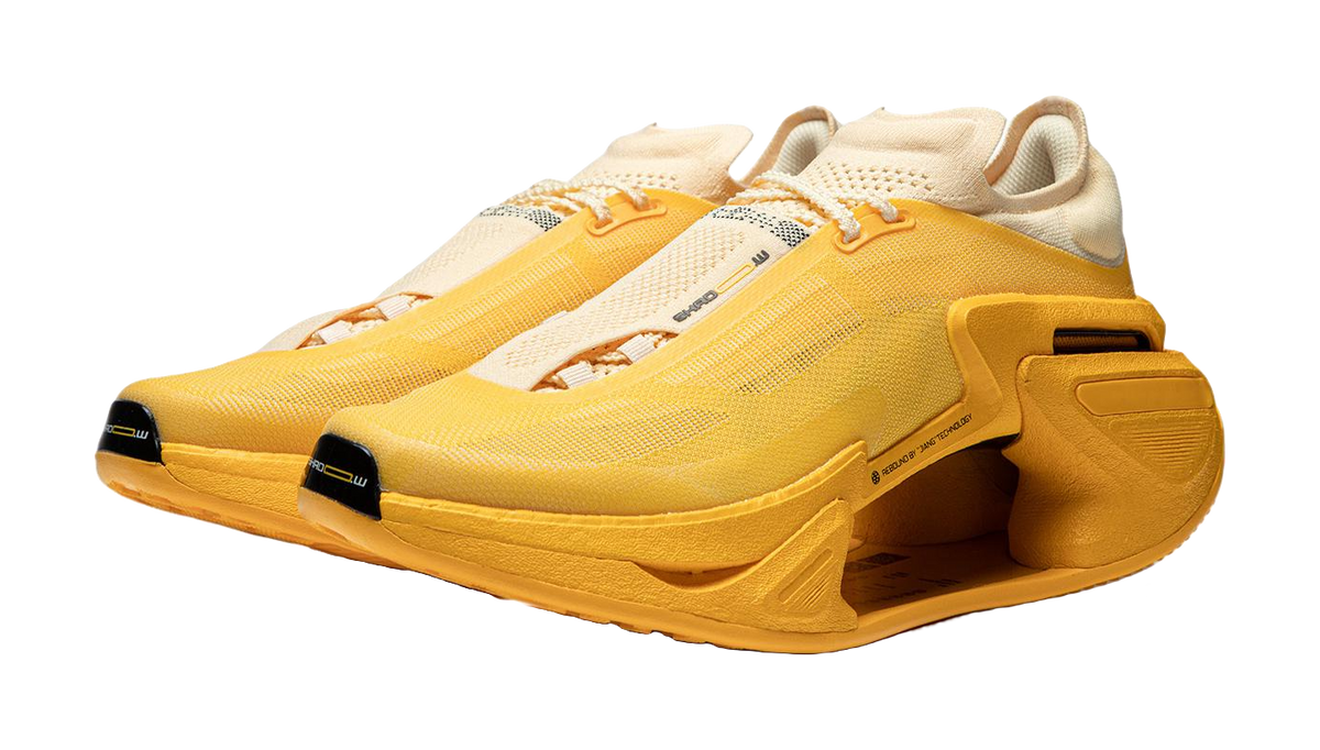 Li Ning Shadow 3.0 Fabric Low top BOOM Technology Marathon Long Distance Running Sprint Running Shoes Unisex Yellow  VJsneaker