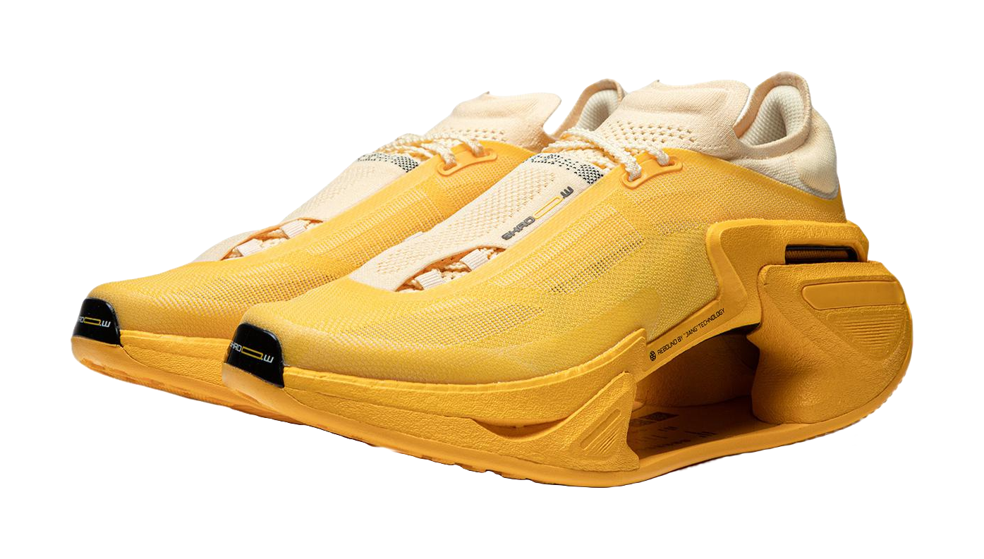 Li Ning Shadow 3.0 Fabric Low top BOOM Technology Marathon Long Distance Running Sprint Running Shoes Unisex Yellow  VJsneaker