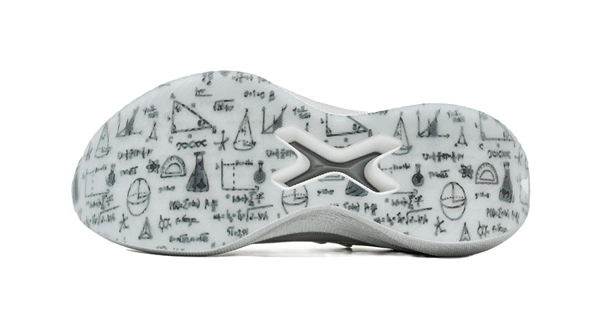 XTEP Two Thousand Kilometers 2.0 Cushioning Wear-Resistant Low-Top Running Shoes Men's Scholar Color Scheme 