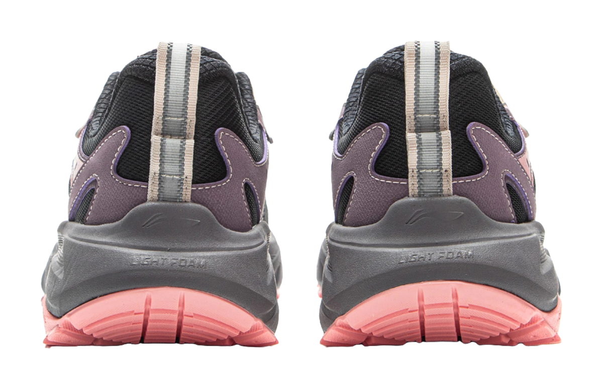 Li Ning children's outdoor synthetic leather vertical and horizontal V2 simple casual grip children's outdoor shoes  VJSNEAKER