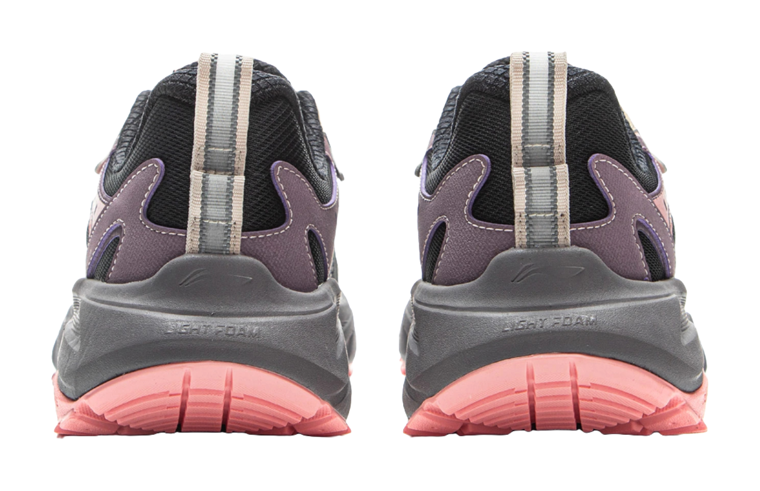 Li Ning children's outdoor synthetic leather vertical and horizontal V2 simple casual grip children's outdoor shoes  VJSNEAKER