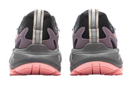 Li Ning children's outdoor synthetic leather vertical and horizontal V2 simple casual grip children's outdoor shoes  VJSNEAKER