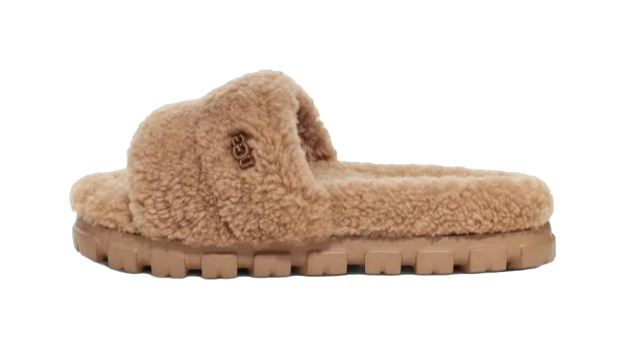 UGG Cozetta Curly Slide Chestnut Womens  vjsneaker.com