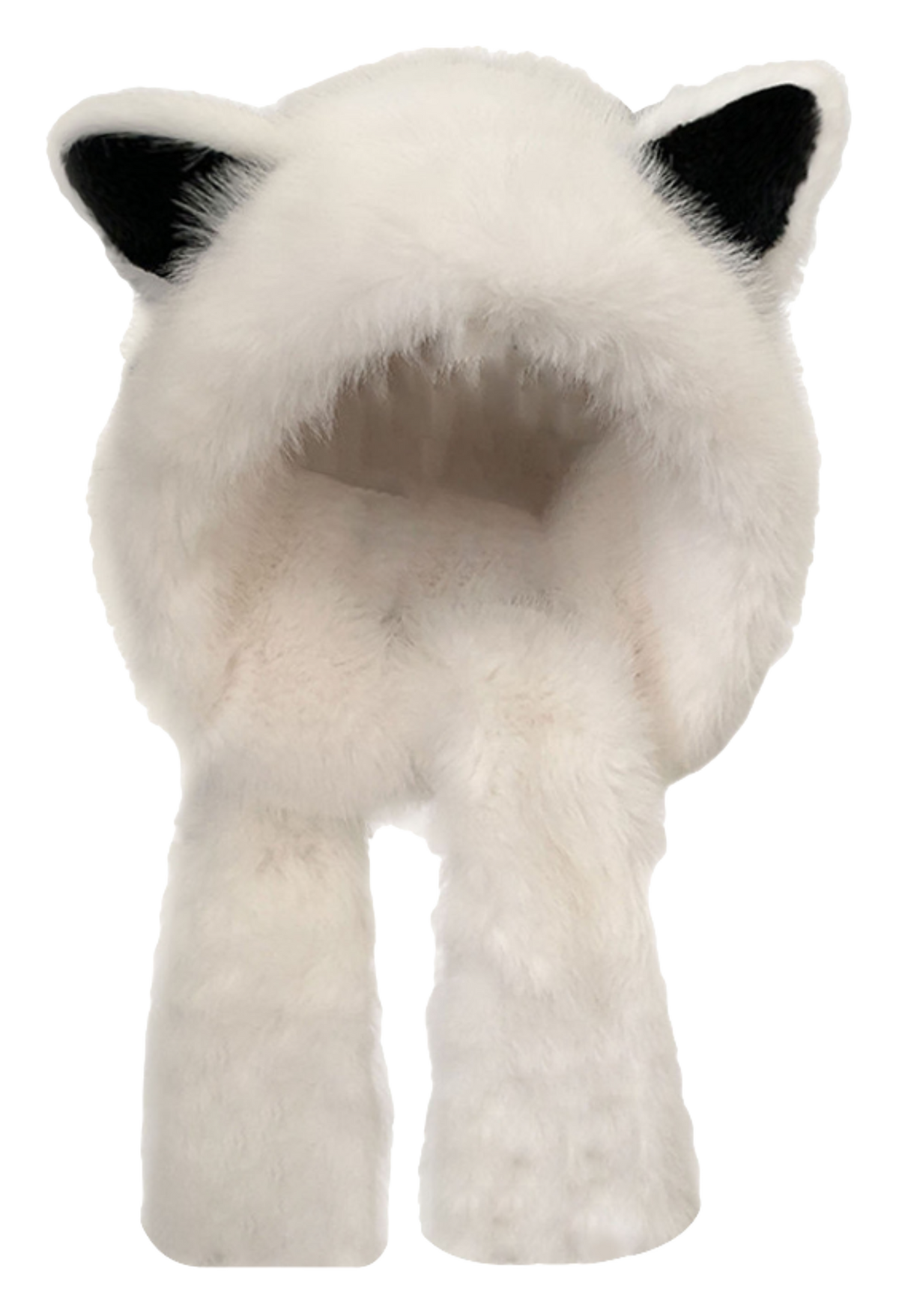 【 Warm Fox 】 IOTS Cute and Cute Fox Ear Two piece Set, Thickened and Warm, Essential for Cooling in Autumn and Winter, Polyester Fiber Woolen Hat for Women  vjsneaker.com