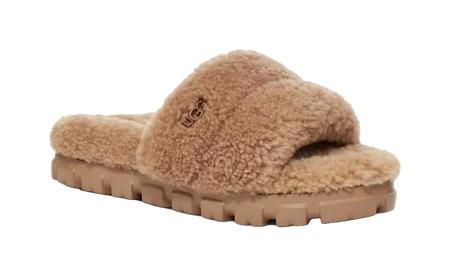 UGG Cozetta Curly Slide Chestnut Womens  vjsneaker.com