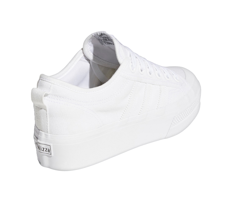 Adidas Wmns Nizza Platform Triple White Womens  vjsneaker.com