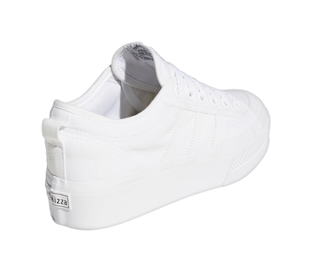 Adidas Wmns Nizza Platform Triple White Womens  vjsneaker.com