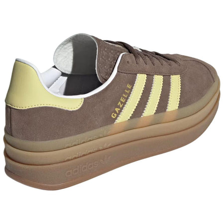 Adidas Wmns Gazelle Bold Earth Strata Powder Yellow Womens  vjsneaker.com