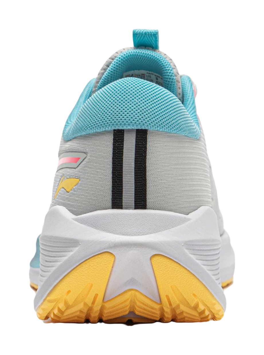 LiNing Wave V2 Shock Absorbers Slip Resistant Abrasion Resistant Low top Running Shoes Men's Gray Blue 