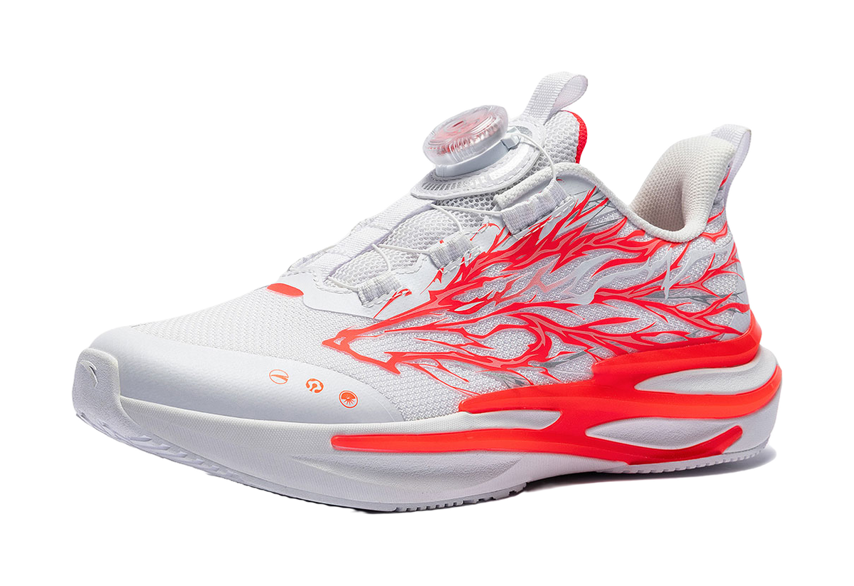 ANTA Children's Red Flame Comfortable Technology Trendy Low cut Running Shoes for Men and Women  VJSNEAKER