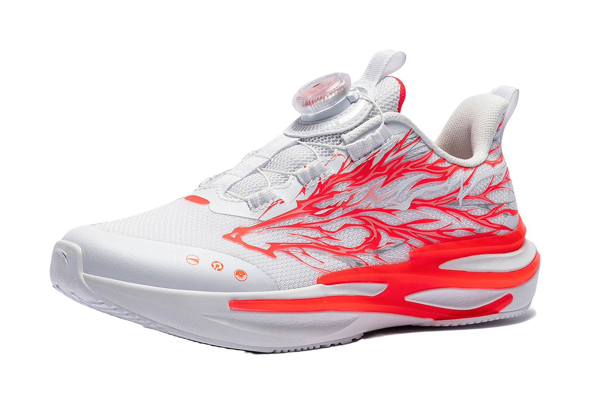 ANTA Children's Red Flame Comfortable Technology Trendy Low cut Running Shoes for Men and Women  VJSNEAKER