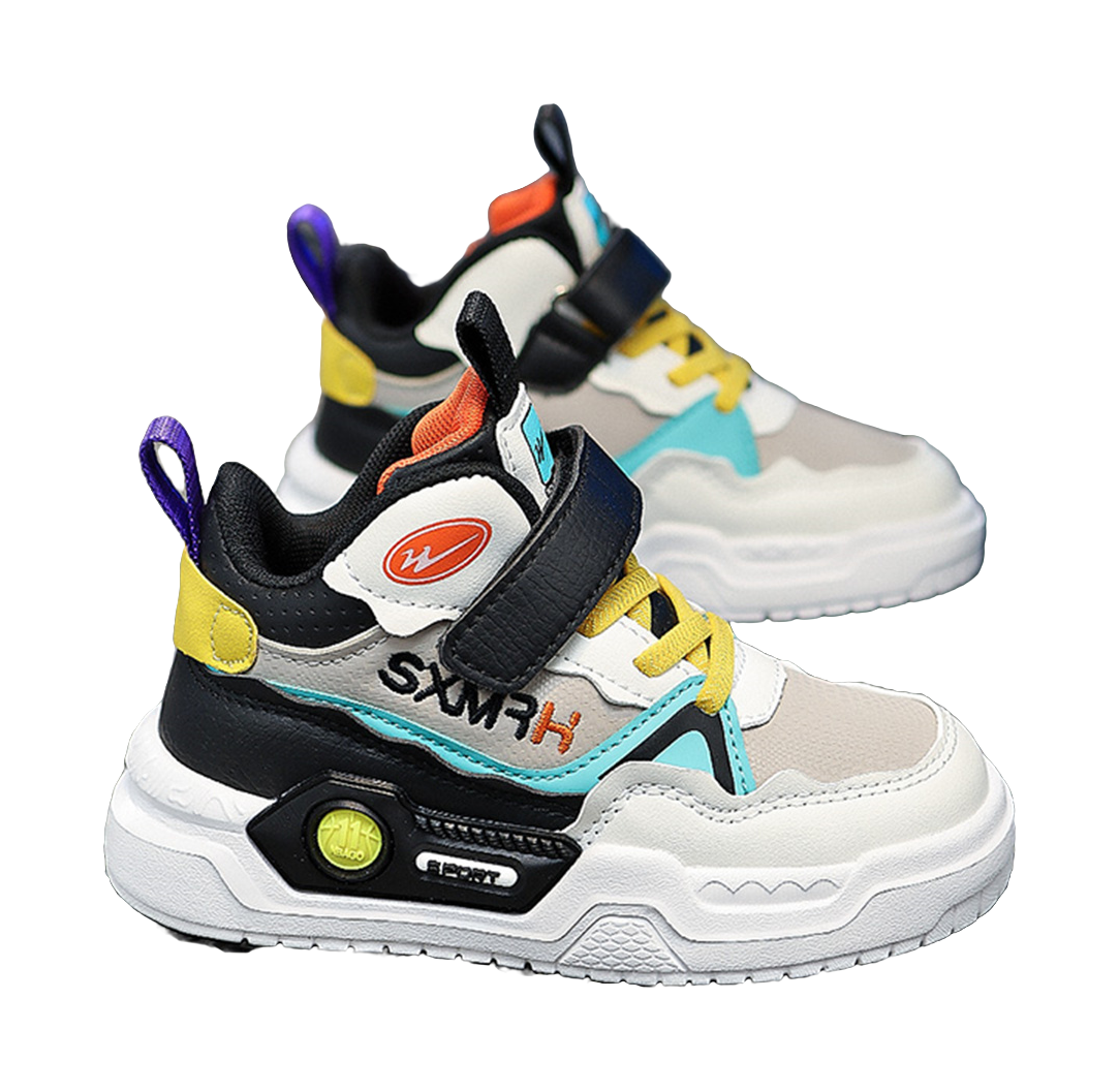 Binary Slip Resistant, Abrasion Resistant, Rebound, Lightweight Cushioning Casual Shoes Kids  VJSNEAKER