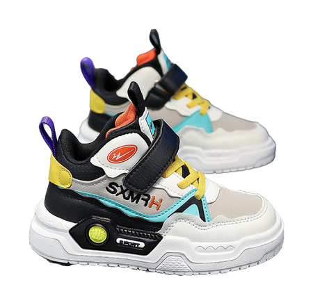 Binary Slip Resistant, Abrasion Resistant, Rebound, Lightweight Cushioning Casual Shoes Kids  VJSNEAKER