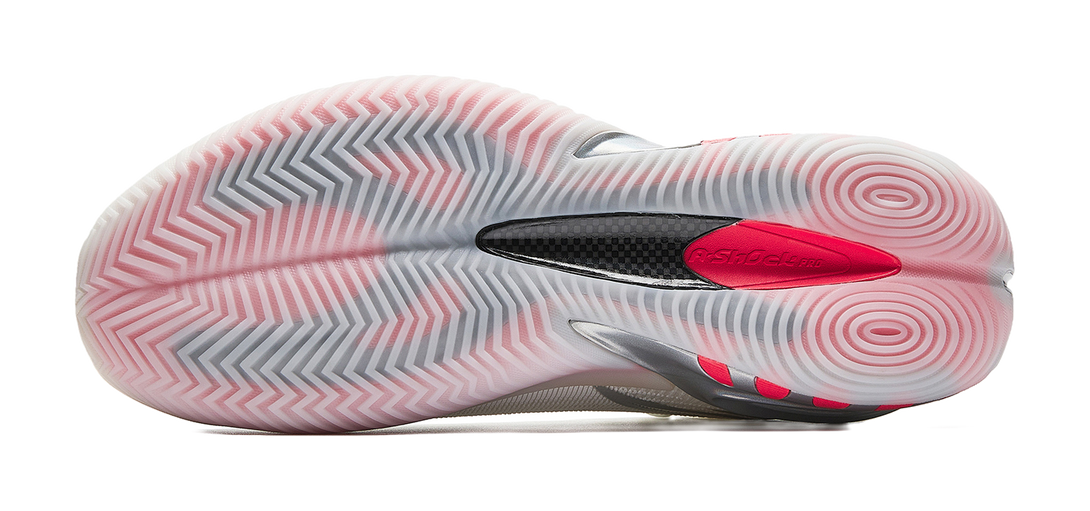 Anta Zap 3 Cushioning, Wear Resistant Low top Basketball Shoes Mens White Red  VJSNEAKER