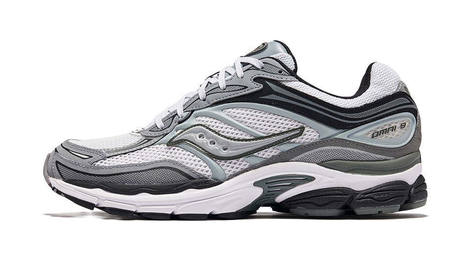 Saucony Low top Running Shoes Unisex White Gray  vjsneaker.com