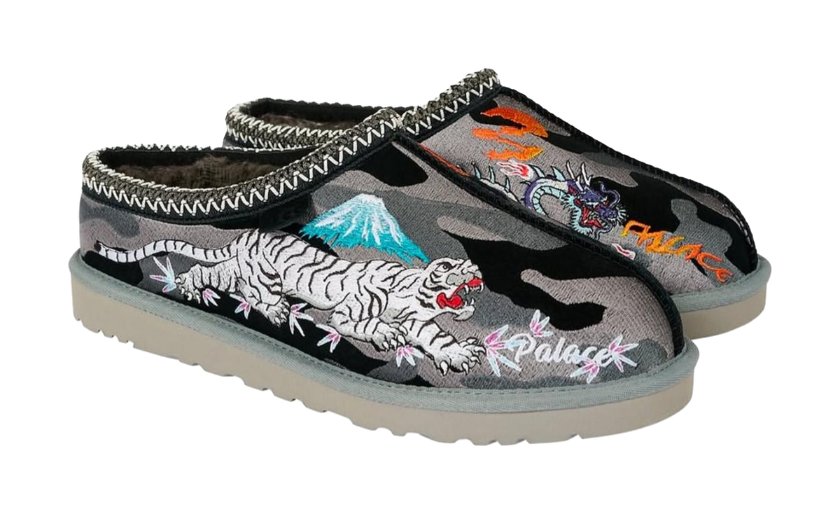 UGG Tasman Slipper Palace Black Camo  vjsneaker.com