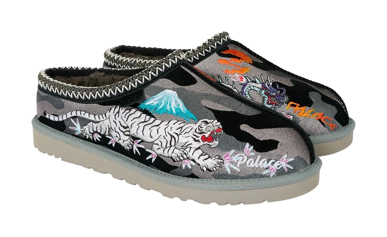 UGG Tasman Slipper Palace Black Camo  vjsneaker.com