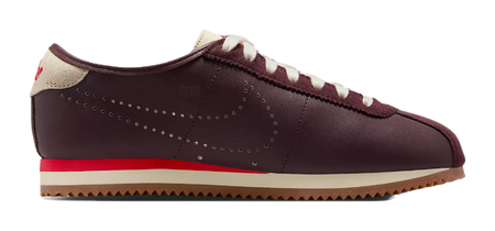 Nike Cortez Abrasion Resistant Low Top Casual Shoes Womens Burgundy  vjsneaker.com