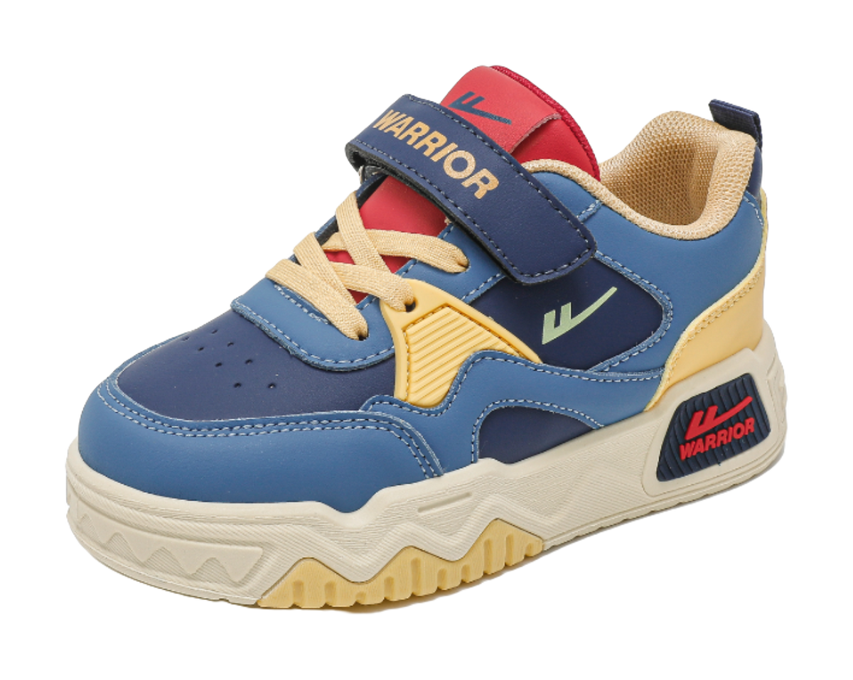 Warrior Boys Athletic Shoes Breathable Lightweight Cushioning Low top Girl Skateboard Shoes Kids  VJSNEAKER