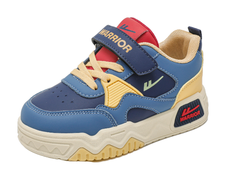 Warrior Boys Athletic Shoes Breathable Lightweight Cushioning Low top Girl Skateboard Shoes Kids  VJSNEAKER