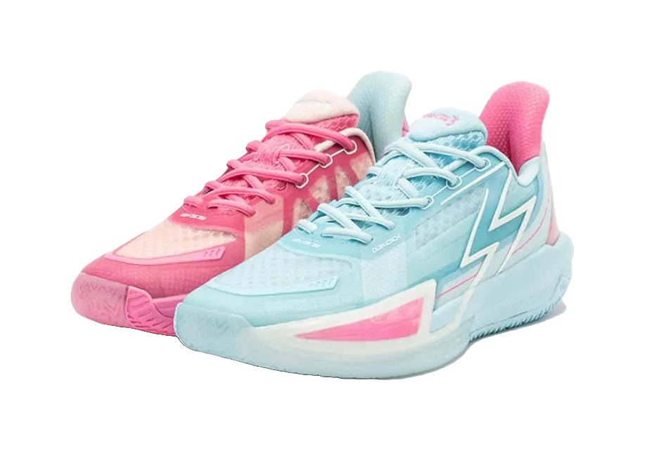 361° BIG3 4.0 Quick "Reverse" - Basketball Shoes Unisex Blue/Pink  vjsneaker.com