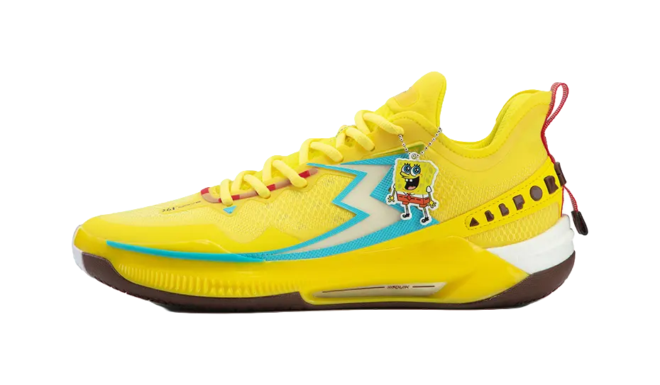 361° BIG3 5.0 Quick Pro Sponge Bob - Yellow Basketball Shoes for Men 