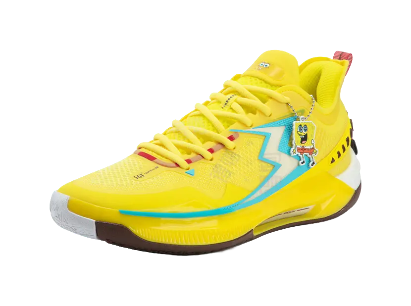 361° BIG3 5.0 Quick Pro Sponge Bob - Yellow Basketball Shoes for Men 