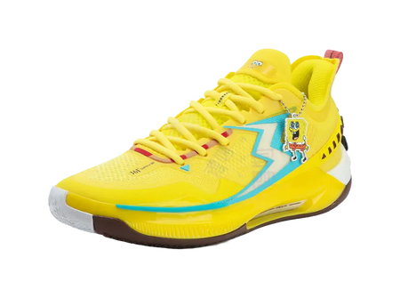 361° BIG3 5.0 Quick Pro Sponge Bob - Yellow Basketball Shoes for Men 