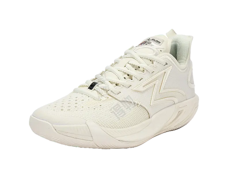 361° BIG3 6.0 Pro Abrasion Resistant Balance Anti Rollover Mid top Basketball Shoes Unisex White Black  vjsneaker.com