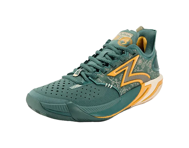 361° BIG3 6.0 Pro Abrasion Resistant Breathable Low top Basketball Shoes Mens Dark Pine Green  vjsneaker.com