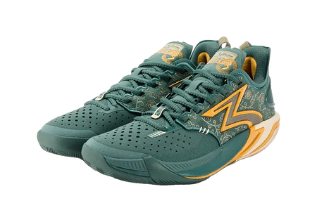 361° BIG3 6.0 Pro Abrasion Resistant Breathable Low top Basketball Shoes Mens Dark Pine Green  vjsneaker.com