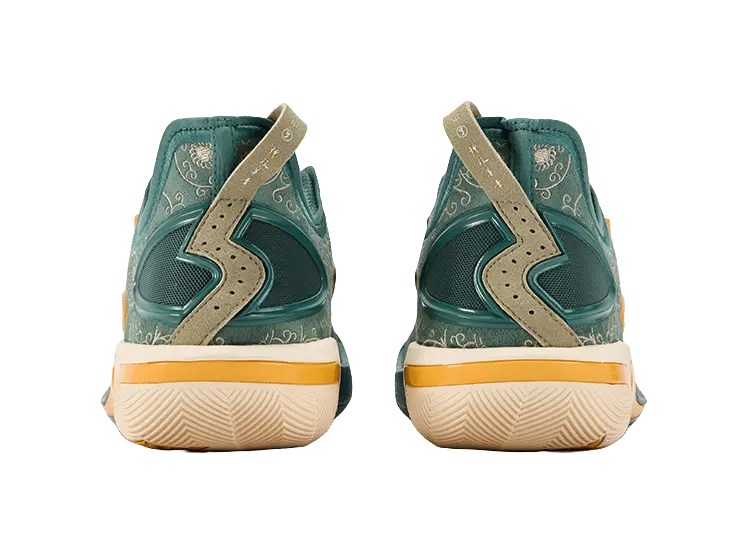 361° BIG3 6.0 Pro Abrasion Resistant Breathable Low top Basketball Shoes Mens Dark Pine Green  vjsneaker.com