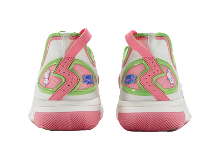 361° BIG3 6.0 Pro Shock Absorbers Slip Resistant Breathable Low top Basketball Shoes Mens Neon Light Coral  vjsneaker.com