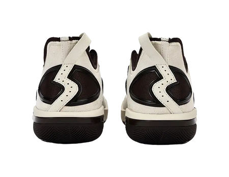 361° BIG3 6.0 Pro Shock Absorbers Slip Resistant Breathable Mid top Basketball Shoes Unisex Oat Milk  vjsneaker.com