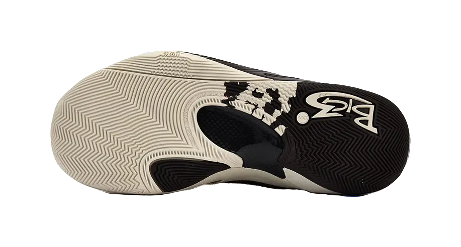 361° BIG3 6.0 Pro Shock Absorbers Slip Resistant Breathable Mid top Basketball Shoes Unisex Oat Milk  vjsneaker.com